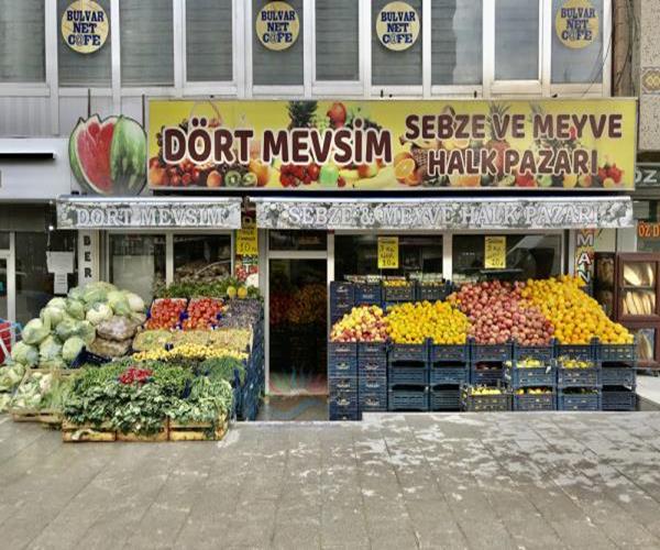 Dört Mevsim Sebze Meyve Halk Pazarı