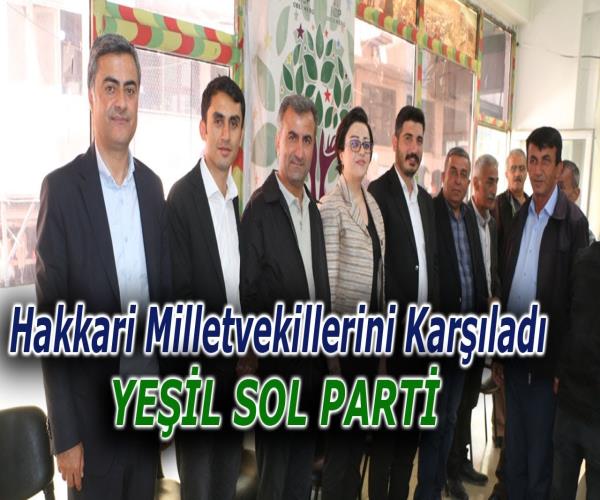Hakkari Vekillerini Karşıladı YEŞİL SOL PARTİ [ 2023 © ]