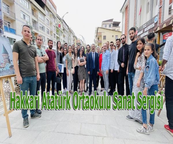 Hakkari Atatürk Ortaokulu Sanat Sergisi [ 2022 © ]