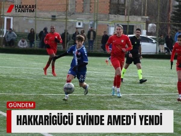 Hakkarigücü evinde Amed'i yendi