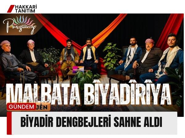 Biyadir Dengbejleri sahne aldı